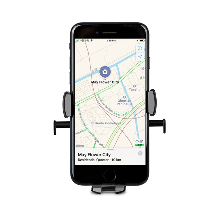 UPERGO CP-4 Car Air Outlet Phone Holder GPS Mount Stand for 4-6inch Smartphones - Black-4