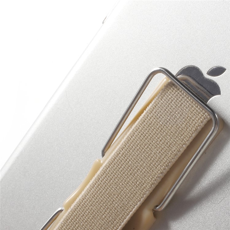 Elastic Band Finger Grip Phone Holder with Stand for Mobile Phones Tablets - Champagne-9