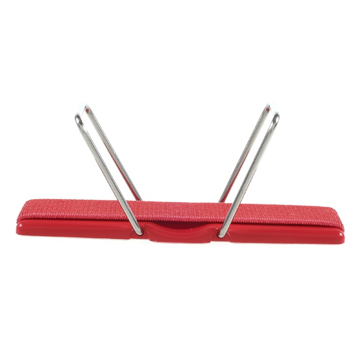 Elastic Band Finger Grip Phone Holder with Stand for Mobile Phones Tablets - Red-3