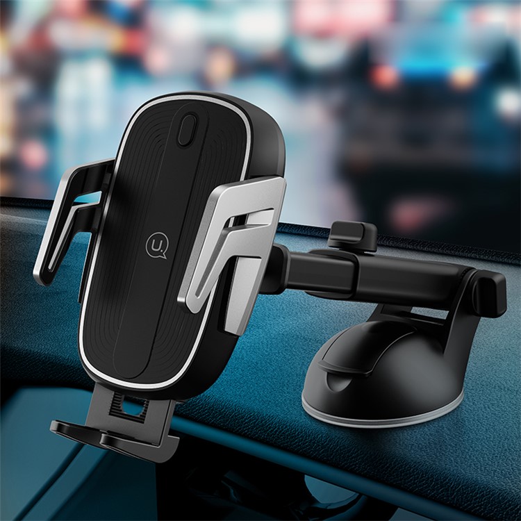 USAMS US-CD101 Full Automatic Touch Wireless Charging Bracket (Central Console Version)-1