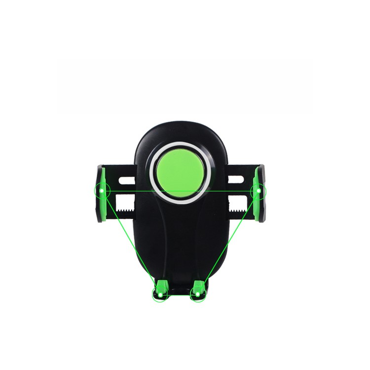 Universal Car Air Outlet Phone Holder Mount Auto Lock Bracket Stand for 4.7-6.5 inch - Green-2