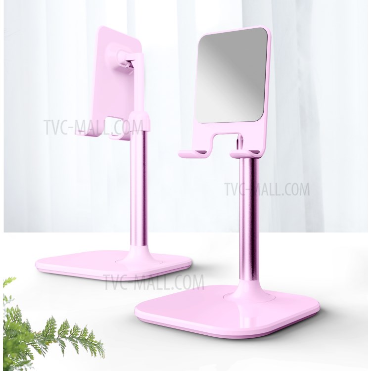 Cell Phone Tablet Desk Stand Holder Desktop Portable Universal Phone Holder - Pink-1