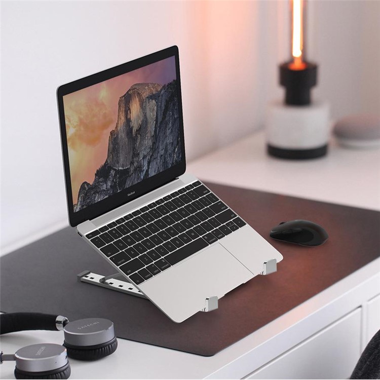 Portable Aluminum Alloy Laptop Holder Heat Dissipation Foldable Tablet Computer Stand-9
