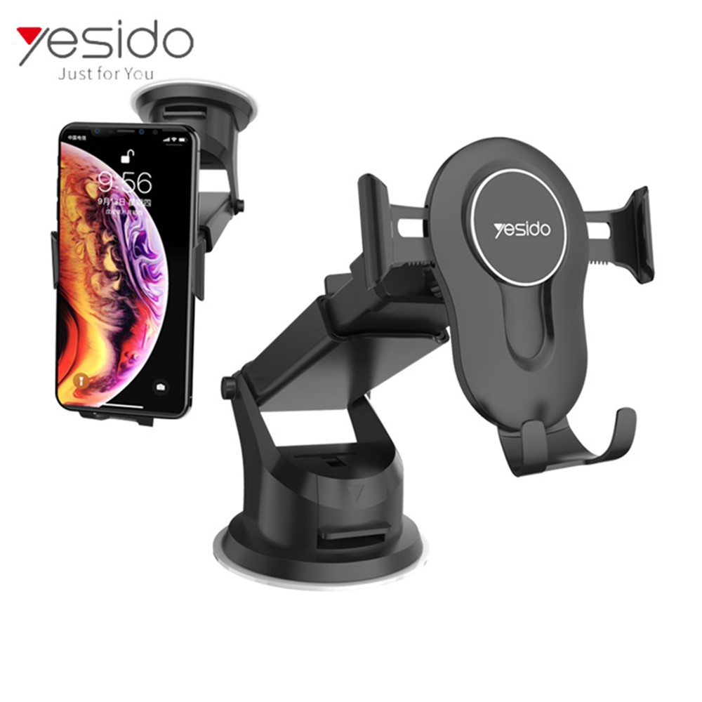 YESIDO C44 Universal Dashboard Car Phone Holder Bracket Mount for 3.5-6 inches Phones-9