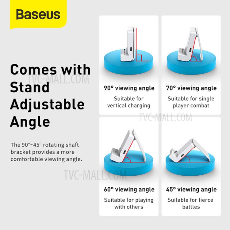 BASEUS GS10 SW Soporte De Carga Ajustable - Gris-3