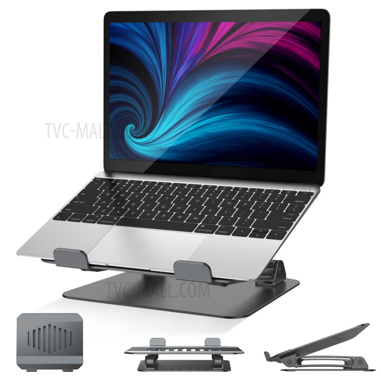 Support De Réglage Multi-angle NB001 Tablette Portable Universel Bureau - Noir-1