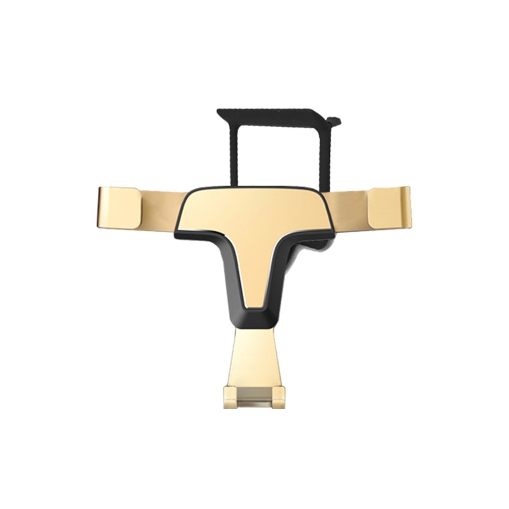 T-shape Car Gravity Linkage Mobile Phone Holder for Audi A4L/A5 - Gold