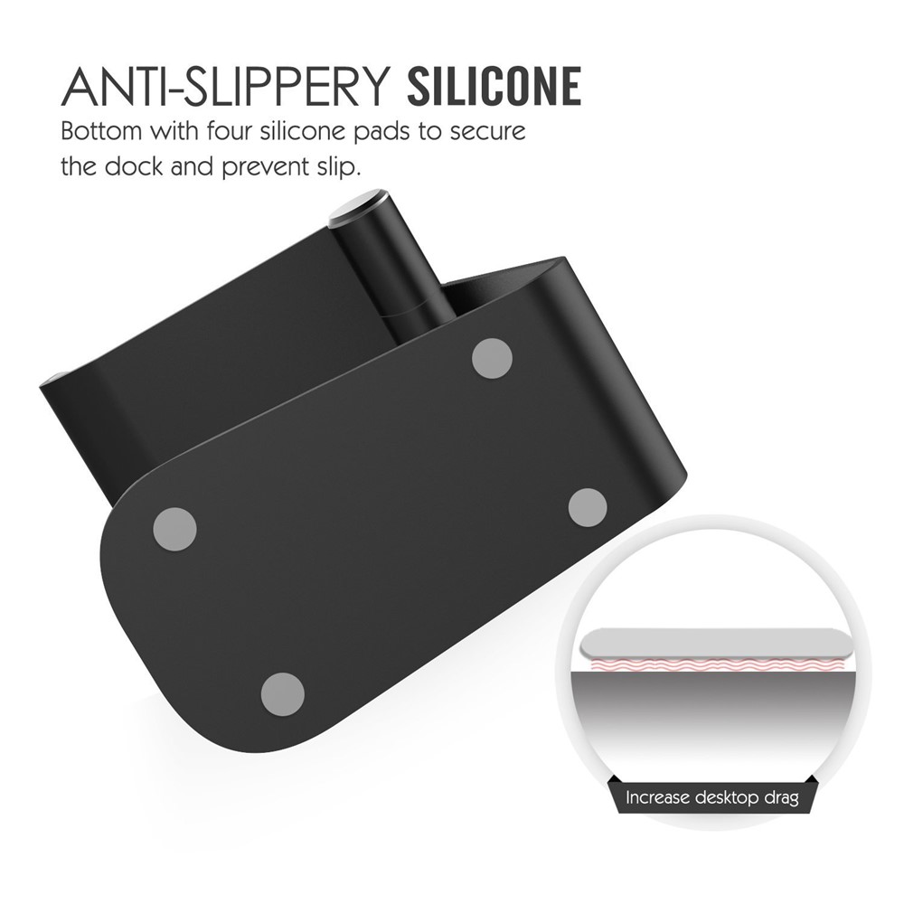 UPERGO AP-4X Aluminum Alloy Phone Stand 7-8inch Tablet Mount Foldable Stand - Black-2