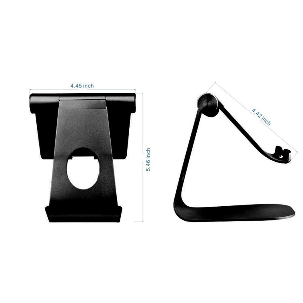 UPERGO AP-4X Aluminum Alloy Phone Stand 7-8inch Tablet Mount Foldable Stand - Black-5