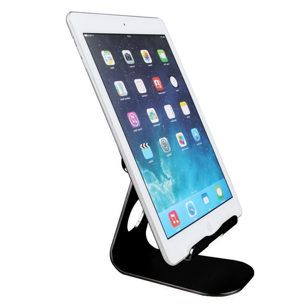 UPERGO AP-4X Aluminium Alloy Phone Stand 7-8inch Tablet Mount Pliable Standable - le Noir