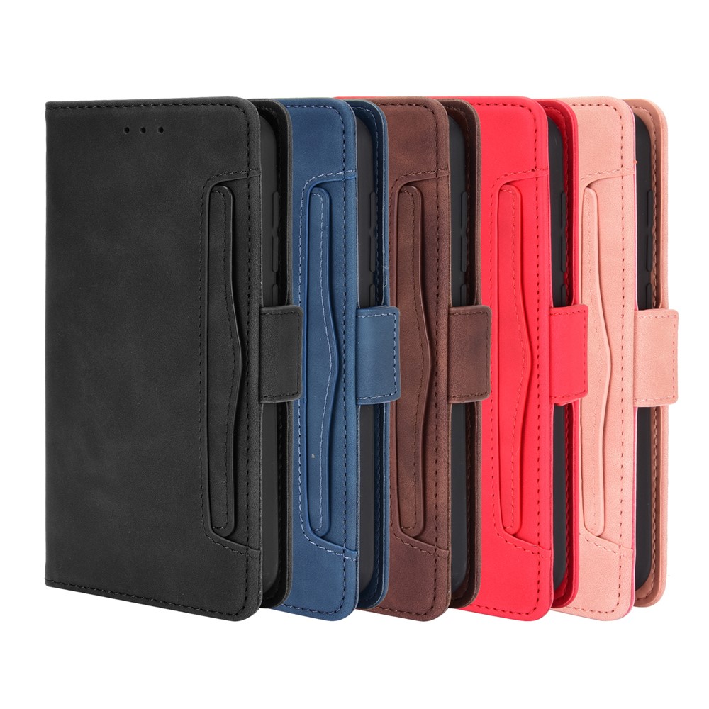 Leather Wallet Phone Cover Shell with Fingerprint Hole for ZTE Blade A7 2020 - Black-11