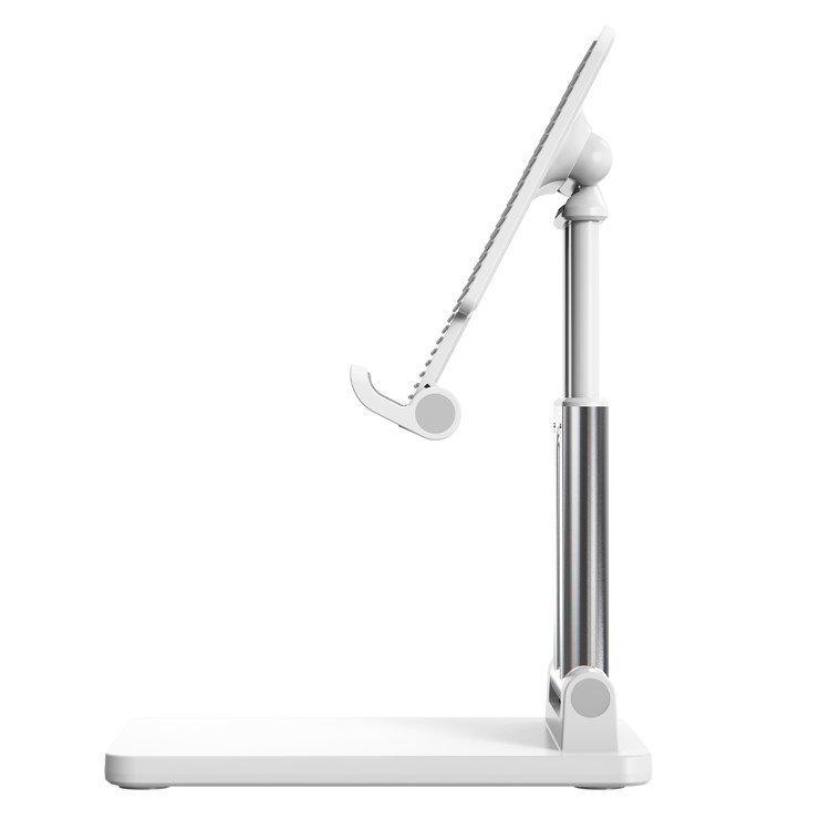 T7 Foldable Desktop Tablet Stand Adjustable Cell Phone Holder Compatible with iPhone iPad - White-5