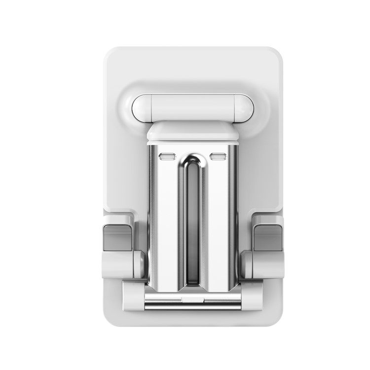T7 Foldable Desktop Tablet Stand Adjustable Cell Phone Holder Compatible with iPhone iPad - White-6