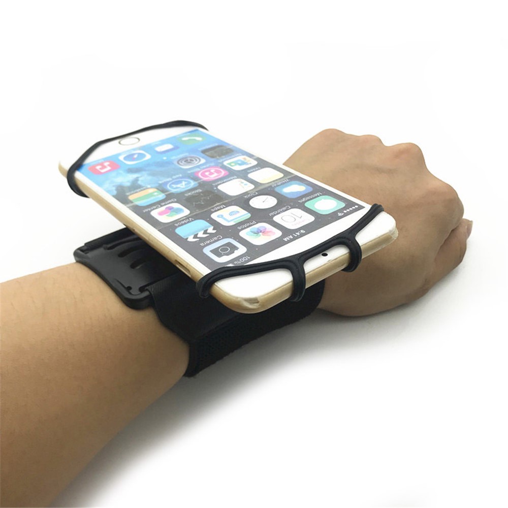 Detachable Rotatable Sports Wristband Phone Holder for Hiking Biking Walking Gym-4