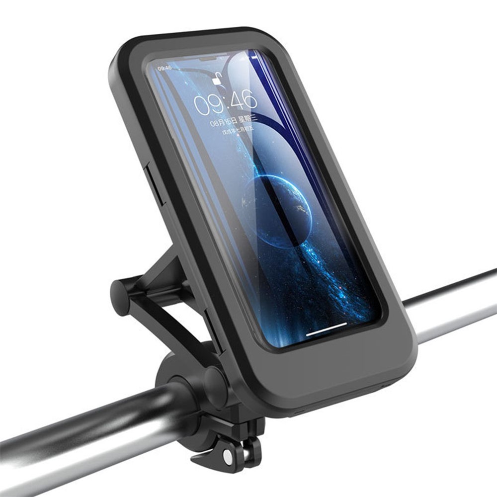 360 ° Rotation Écran Tactile Étanche Bicyclette De Téléphone Portable Support Avec Attraction Magnétique Intégrée