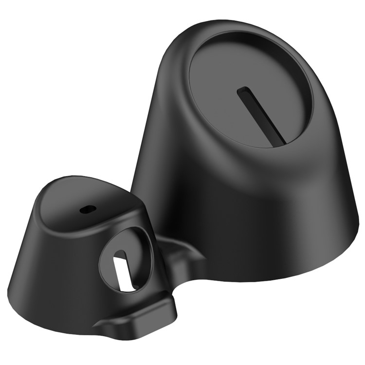 3 in 1 MagSafe Wireless Charging Silicone Dock Station Mount AJGJZJ123 for Apple Device - Black-6