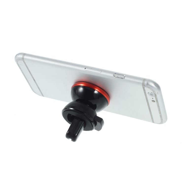Magnetic Air Vent Car Mount Holder for iPhone 6/6 Plus Samsung Galaxy S6/S6 edge Etc - Red-1