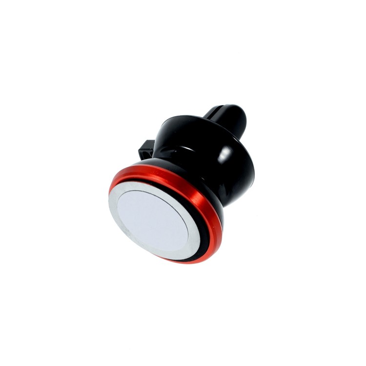 Magnetic Air Vent Car Mount Holder for iPhone 6/6 Plus Samsung Galaxy S6/S6 edge Etc - Red-2