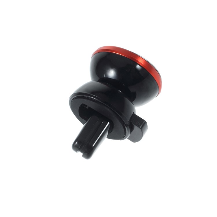 Magnetic Air Vent Car Mount Holder for iPhone 6/6 Plus Samsung Galaxy S6/S6 edge Etc - Red-3
