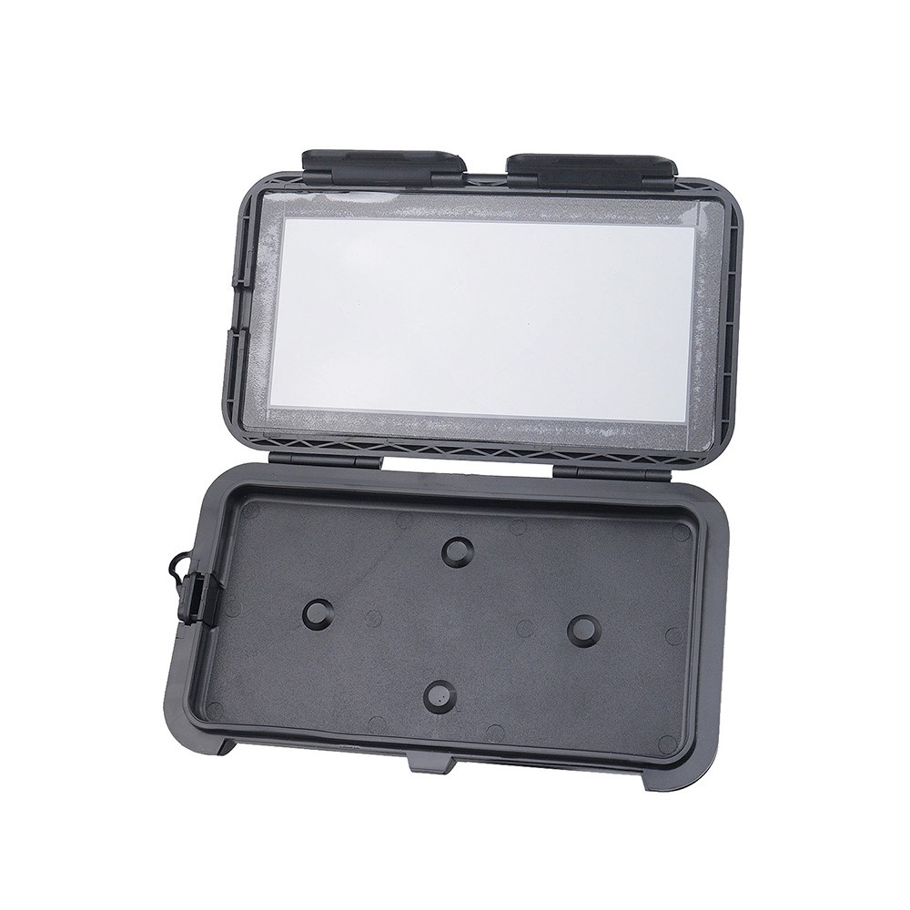 Bicycle Motorcycle Rearview Mirror Mount Phone Holder Waterproof Case for 4.7-6.8inch Cell Phone-3