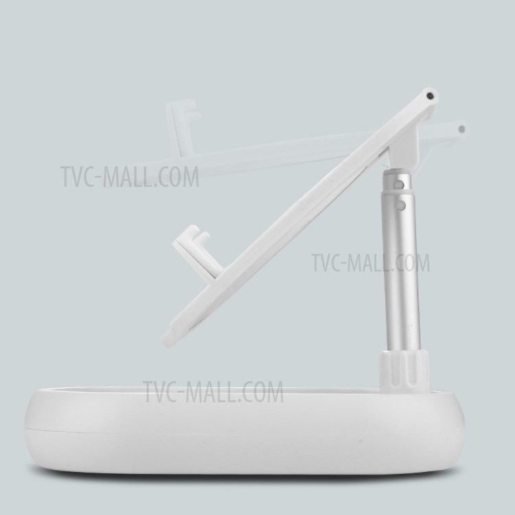 Universal Desktop Tablet Holder Folding Adjustable Phone Stand with Mirror-5