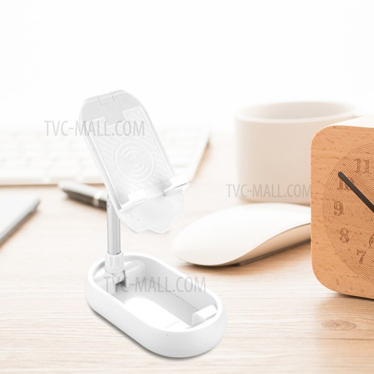 Universal Desktop Tablet Holder Folding Adjustable Phone Stand with Mirror-6