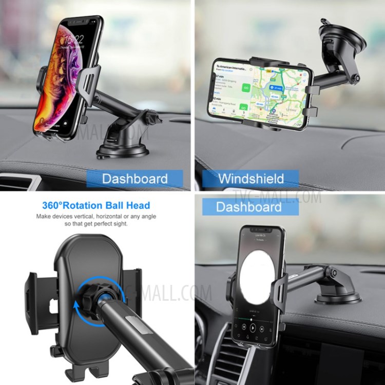 Suction Cup Car Phone Holder Dashboard Car Mount Navigator Bracket-6