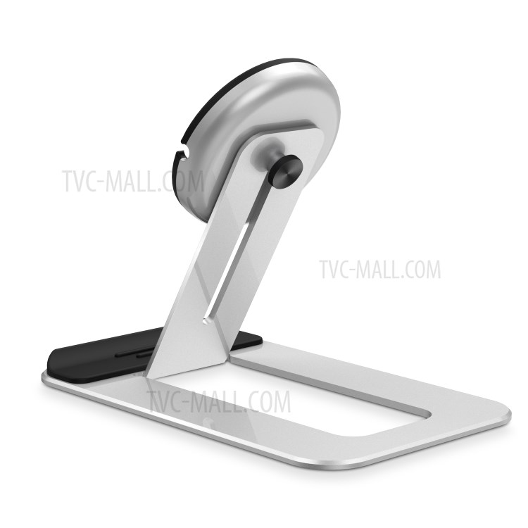Compact Aluminum Alloy Mount Stand Bracket for Magsafe Wireless Charger - Silver-3