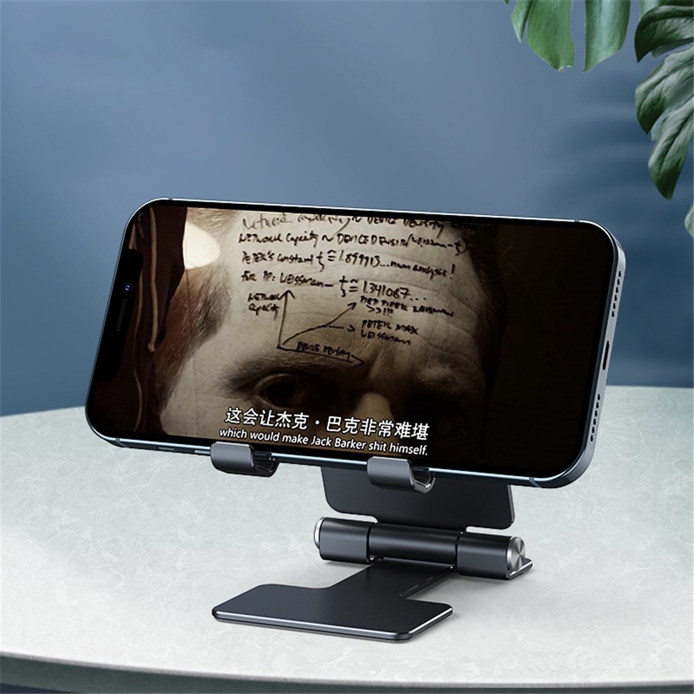 LK008 Aluminum Alloy Stand Mount for Mobile Phone Tablet within 10.5-inch - Black-11