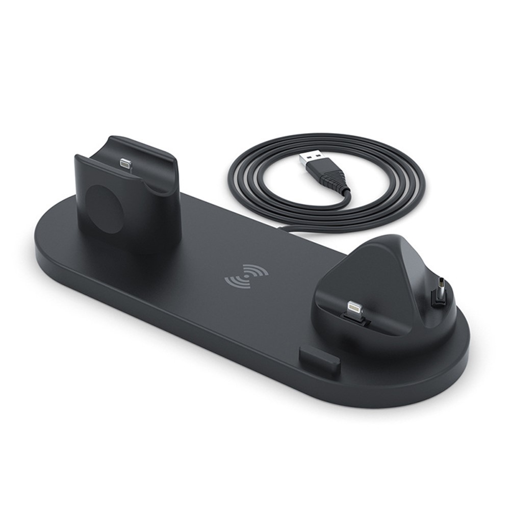 P980 3 in 1 Multi-Function Wireless Charging Mount Stand - Black-3