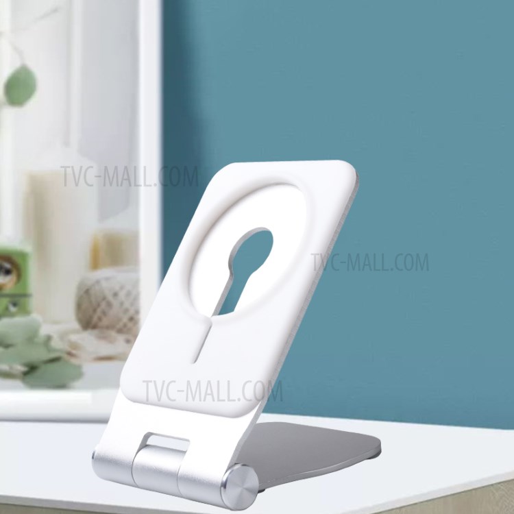 P15 Wireless Charger Holder Folding Desktop Mount for iPhone 12 Magsafe Charger, Rectangular-16