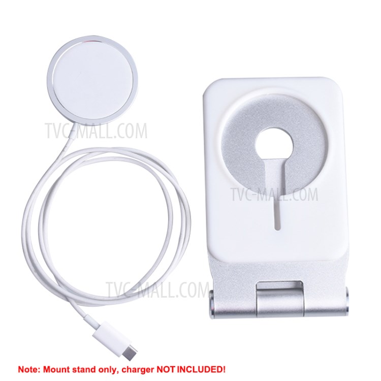 P15 Wireless Charger Holder Folding Desktop Mount for iPhone 12 Magsafe Charger, Rectangular-3