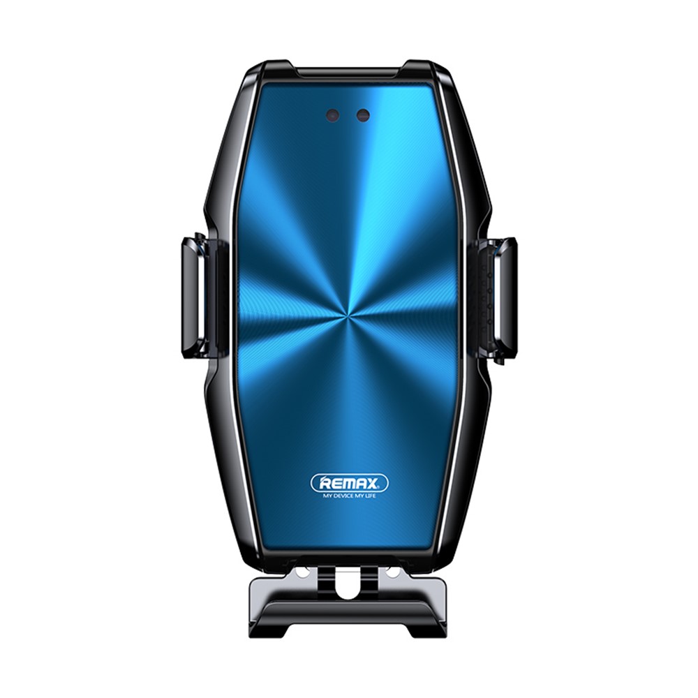 REMAX C49 10W Fast Charging Car Wireless Charger Air Vent Phone Holder Bracket - Blue-2