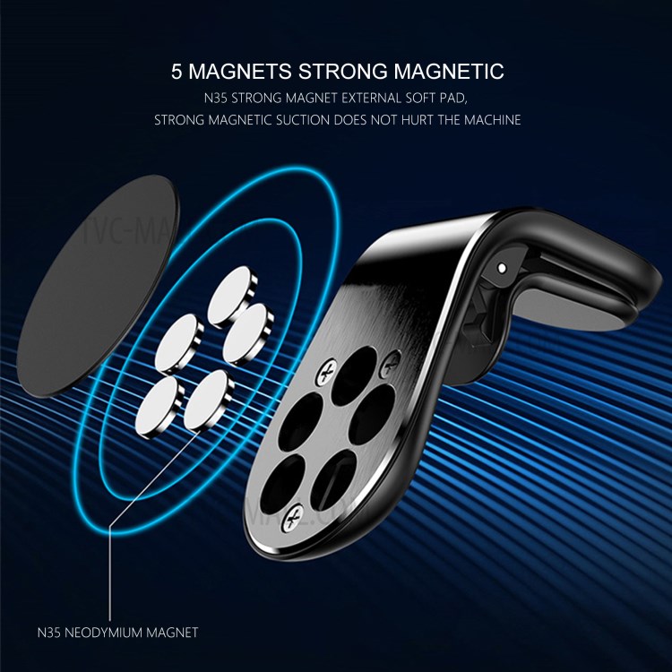 LETANG LT-CJ-05 Universal Magnetic Car Air Outlet Mobile Phone Holder Bracket-3
