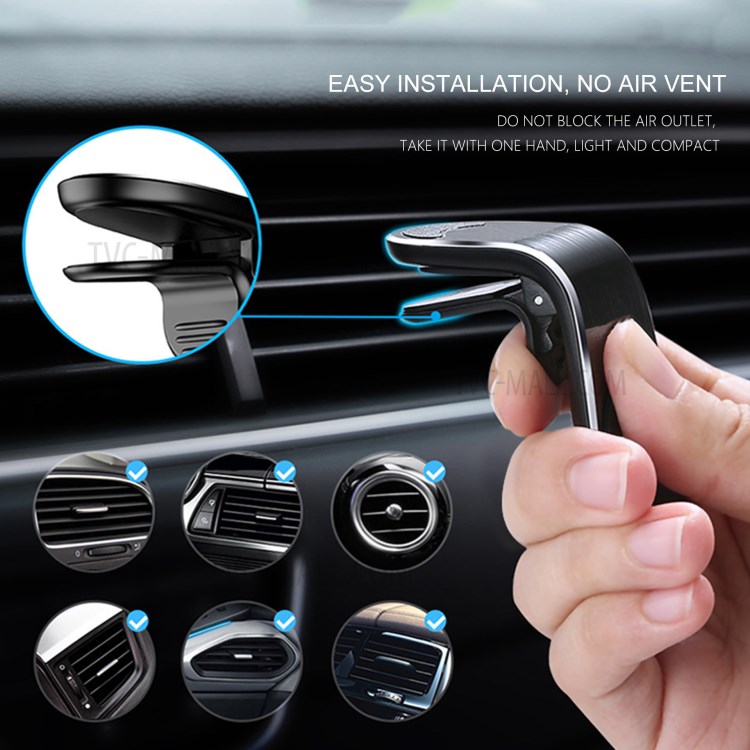 LETANG LT-CJ-05 Universal Magnetic Car Air Outlet Mobile Phone Holder Bracket-4