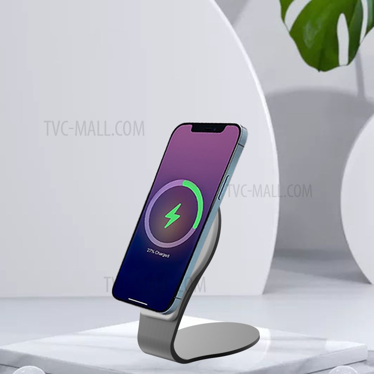 P14 Magnetic Wireless Charger Stand for iPhone 12 Pro Max Fast Charging Dock Station Phone Holder-10