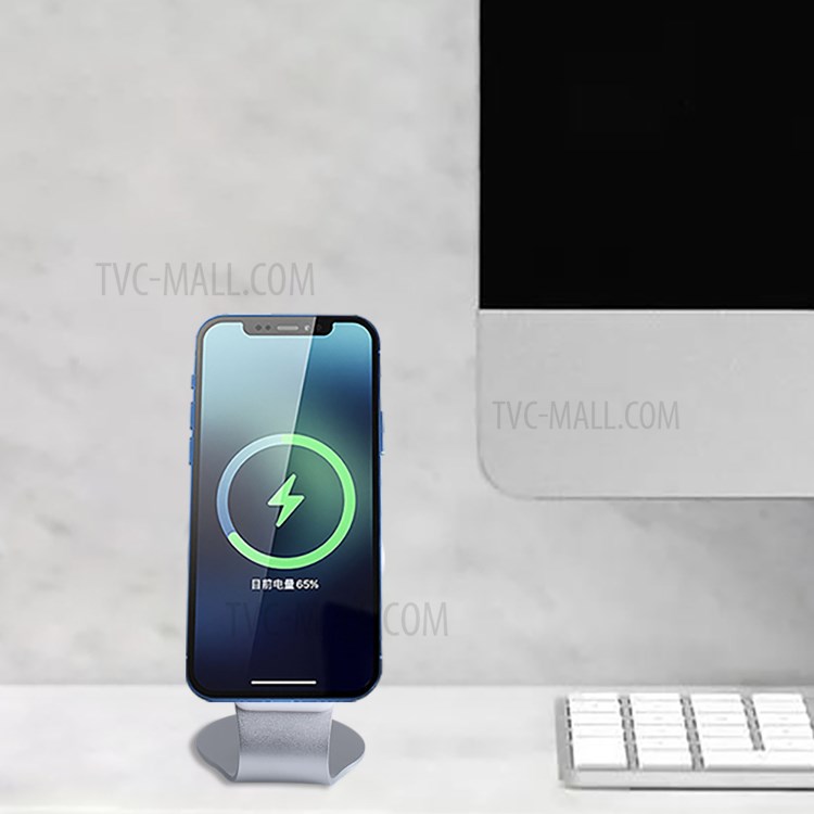 P14 Magnetic Wireless Charger Stand for iPhone 12 Pro Max Fast Charging Dock Station Phone Holder-11