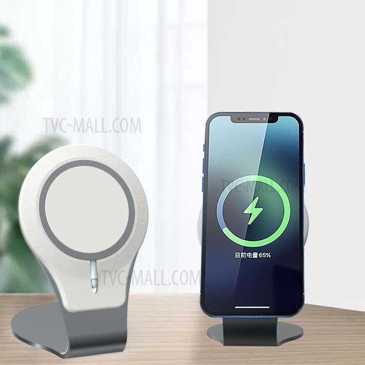 P14 Magnetic Wireless Charger Stand for iPhone 12 Pro Max Fast Charging Dock Station Phone Holder-9