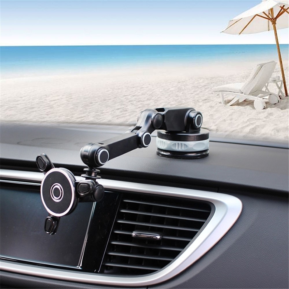 Adjustable Car GPS Windshield Dashboard Magnetic Sucker Mobile Phone Mount Holder Bracket for 4-6 inch Phone - Green-10