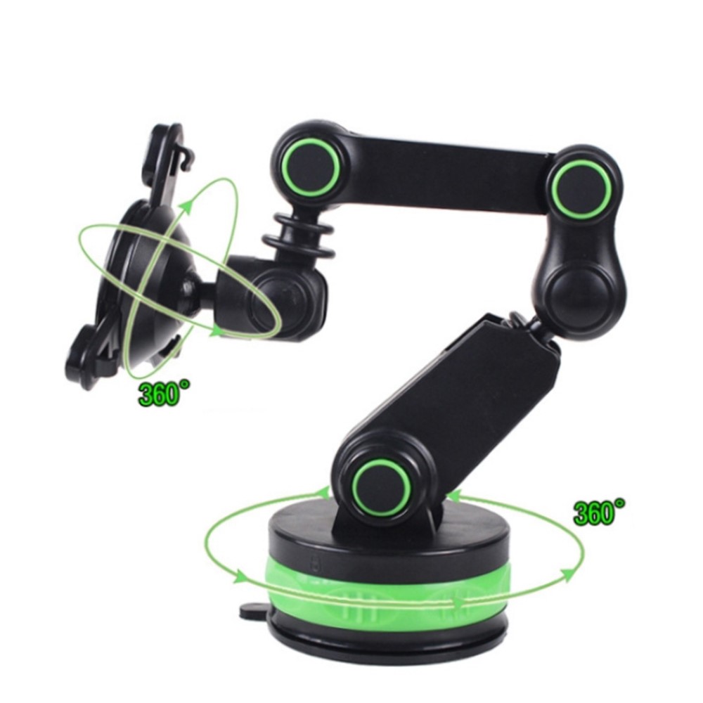 Adjustable Car GPS Windshield Dashboard Magnetic Sucker Mobile Phone Mount Holder Bracket for 4-6 inch Phone - Green-4