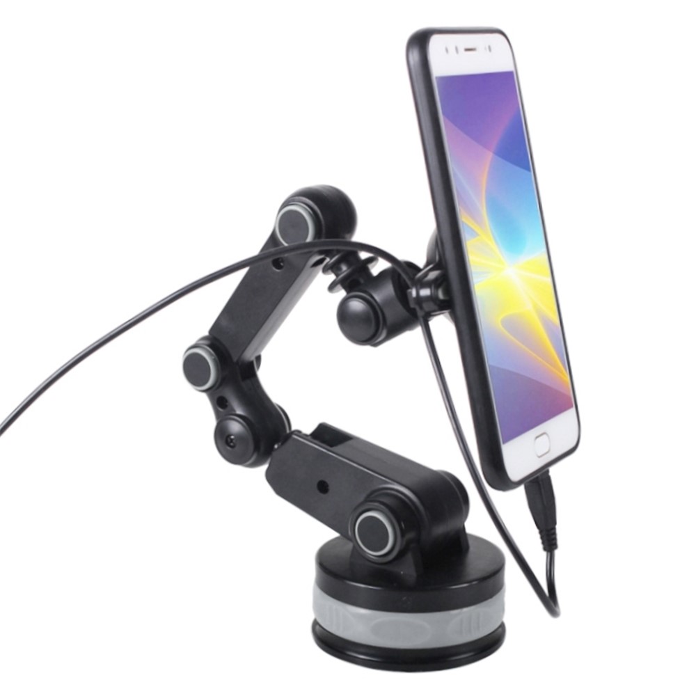 Adjustable Car GPS Windshield Dashboard Magnetic Sucker Mobile Phone Mount Holder Bracket for 4-6 inch Phone - Green-6