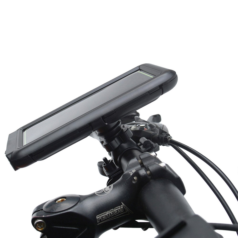 Cycling Bicycle Handlebar Mount 6.8-inch Phone Holder Waterproof Case Bag Support Stand-1