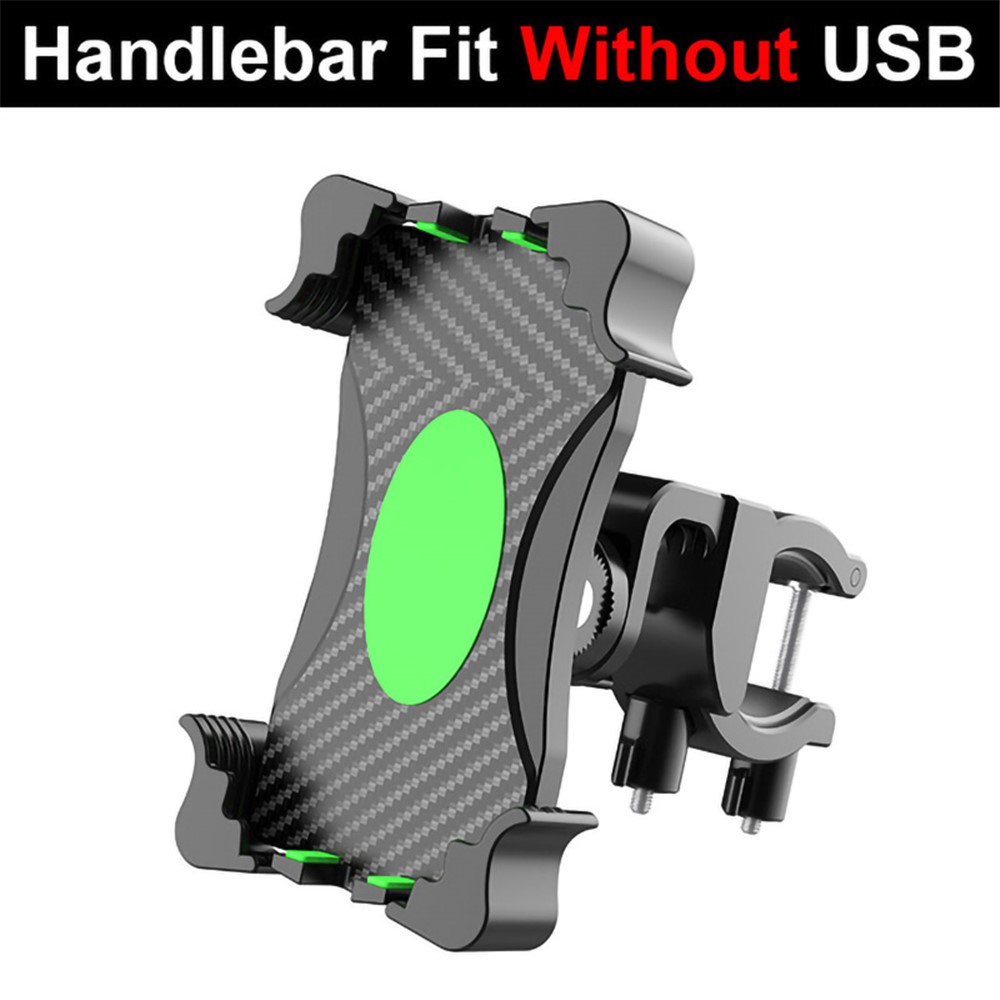 ZP-DC2020 Bicycle Handlebar Mobile Phone Holder Rotation Mount Stand Bracket for iPhone Huawei - Green-3