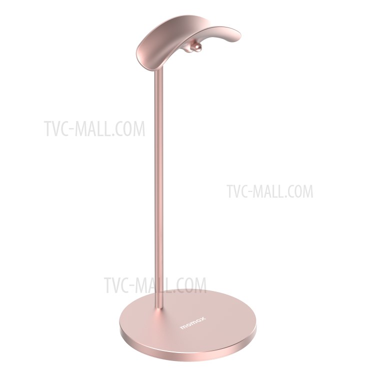 MOMAX HS1 Arch Headphone Hanger Earphones Stand Holder Desktop Mount Rack for AirPods Max Headset - Rose Gold-2