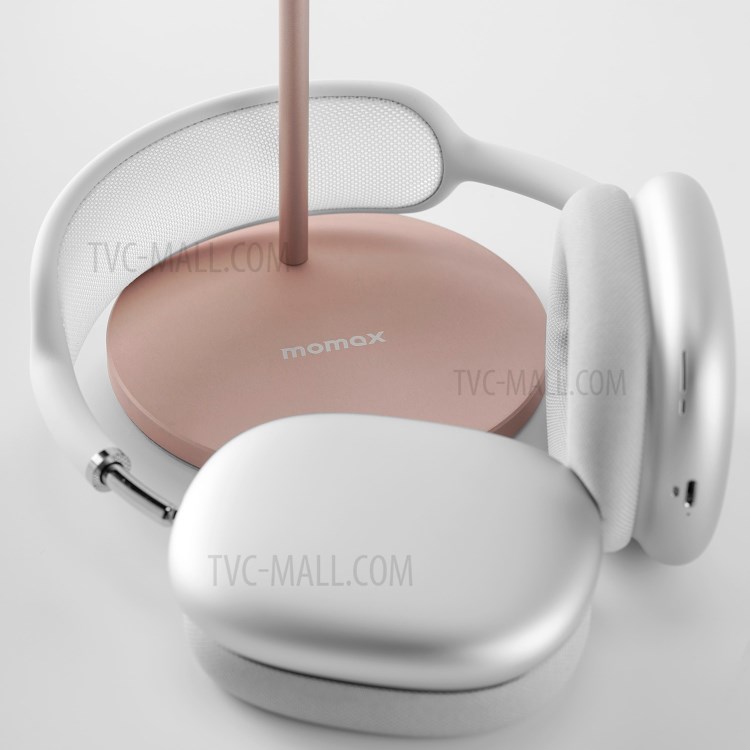MOMAX HS1 Arch Headphone Hanger Earphones Stand Holder Desktop Mount Rack for AirPods Max Headset - Rose Gold-8