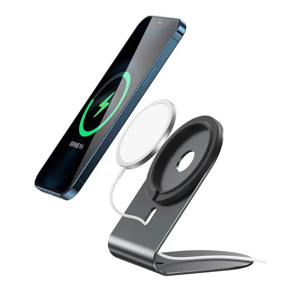 Suspended Charger Bracket Phone Holder for iPhone 12 Wireless Mount Desktop Charging Stand-2
