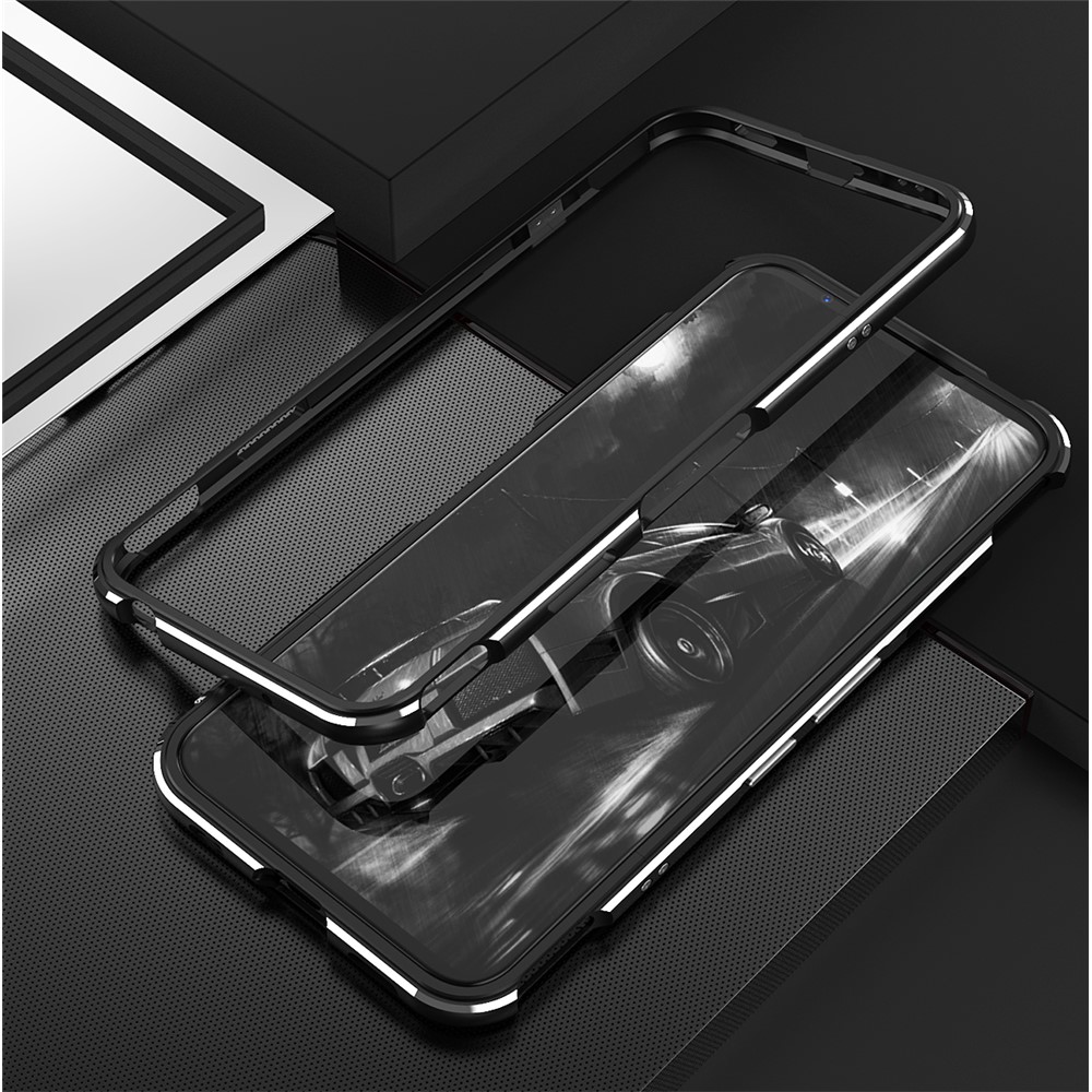 Metal Frame Protective Phone Frame Case Cover for ZTE Nubia Red Magic 6 - Black/Silver-2