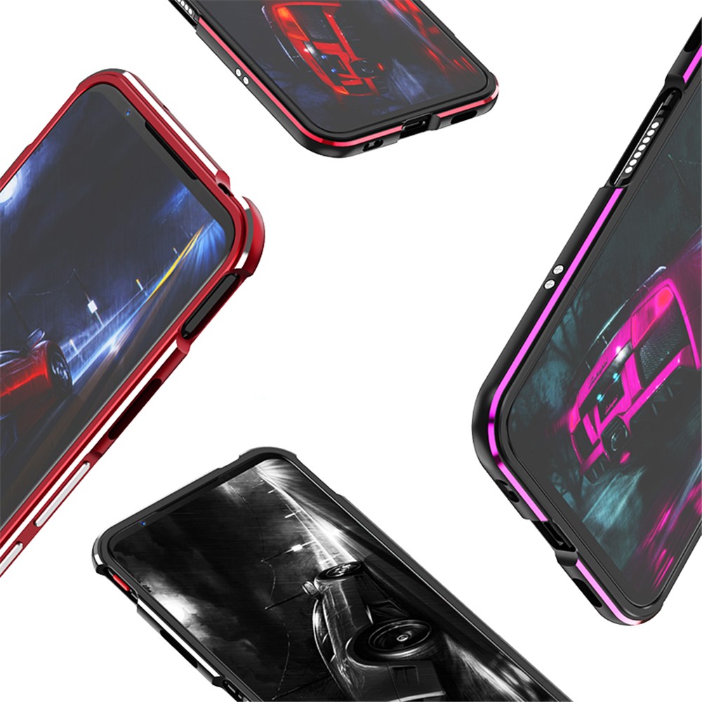 Metal Frame Protective Phone Frame Case Cover for ZTE Nubia Red Magic 6 - Black/Silver-3