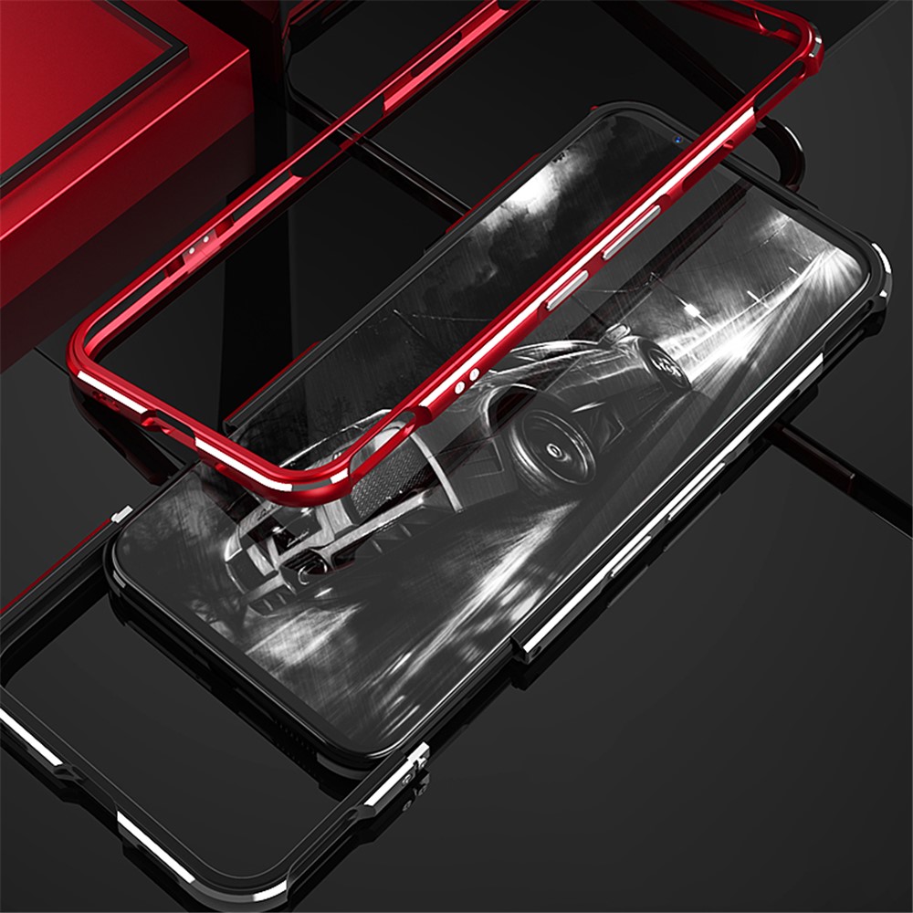 Metal Frame Protective Phone Frame Case Cover for ZTE Nubia Red Magic 6 - Black/Silver-4