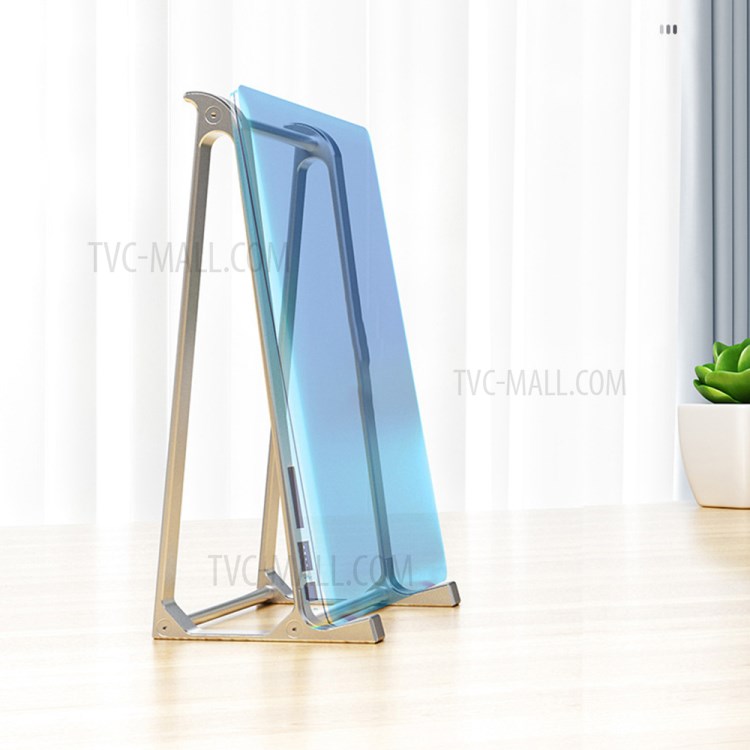 SSKY P5 Aluminum Alloy Laptop Stand Non-slip Desktop Laptop Cooling Holder Notebook Bracket - Grey-3